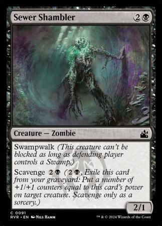 Sewer Shambler 0091
Ravnica Remastered Singles-Foil