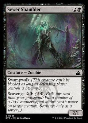 Sewer Shambler 0091
Ravnica Remastered Singles-Foil