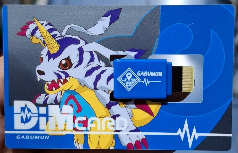 SH Gabumon Dim Card Digimon