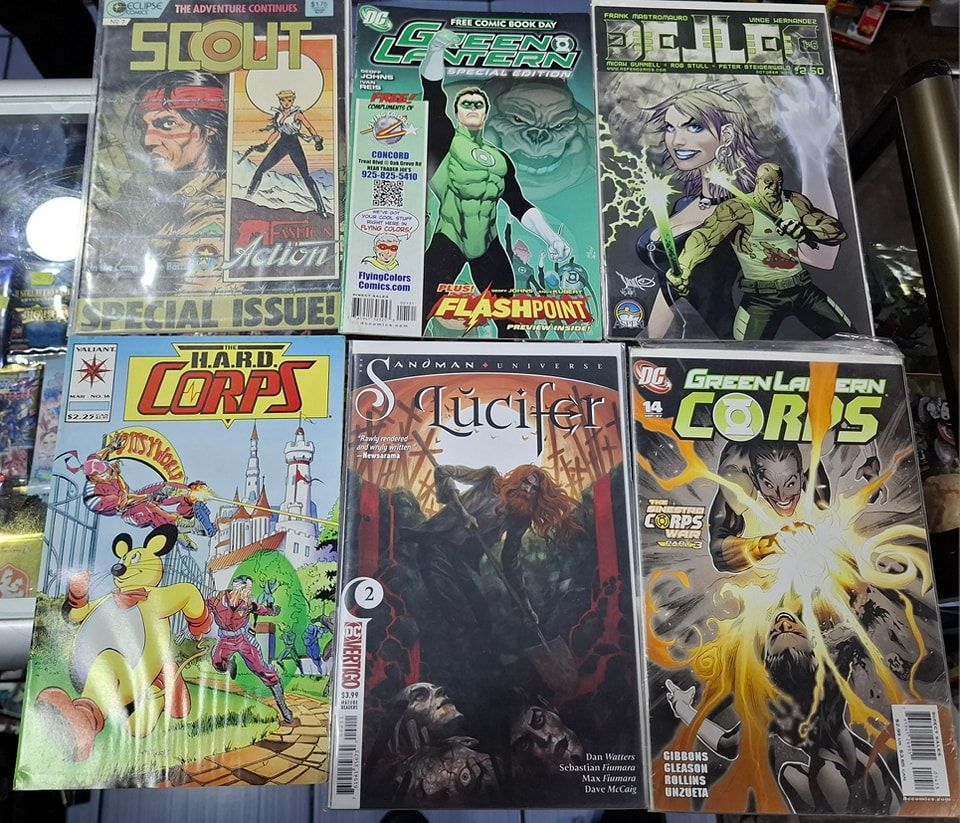 SH Set de Comics Scout Green Lantern