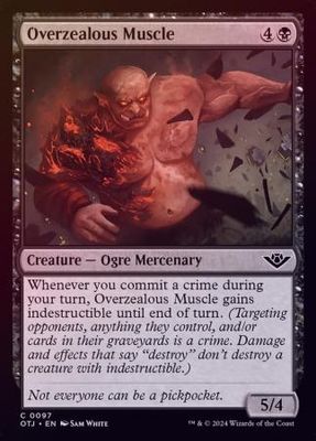 Overzealous Muscle 0097 - Foil
Outlaws of Thunder Junction Foil Singles