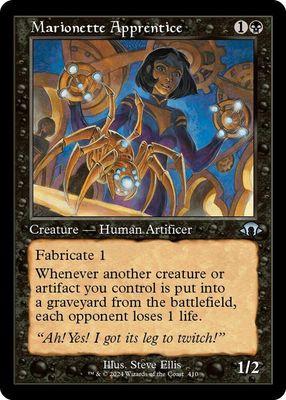 Marionette Apprentice (Retro Frame) - Modern Horizons 3 (MH3)
Modern Horizons 3
