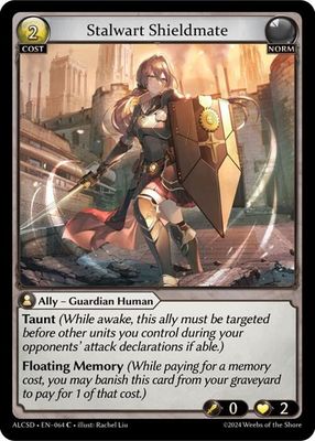 Stalwart Shieldmate - Alchemical Revolution Starter Decks (ALCSD)
Alchemical Revolution Starter Decks