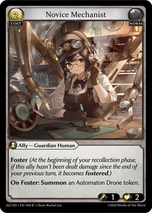 Novice Mechanist - Alchemical Revolution Starter Decks (ALCSD)
Alchemical Revolution Starter Decks