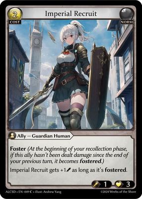 Imperial Recruit - Alchemical Revolution Starter Decks (ALCSD) Alchemical Revolution Starter Decks