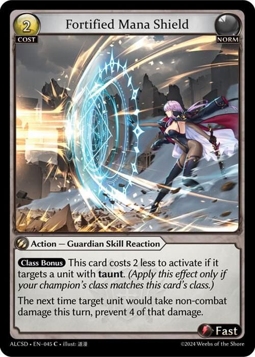 Fortified Mana Shield - Alchemical Revolution Starter Decks (ALCSD) Alchemical Revolution Starter Decks