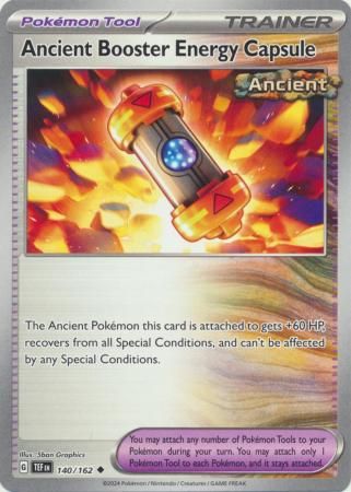 Ancient Booster Energy Capsule - 140/162 - Uncommon Scarlet &amp; Violet: Temporal Forces Singles