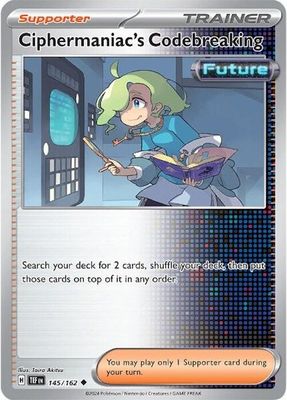 Ciphermaniac&#39;s Codebreaking - 145/162 - SV05: Temporal Forces (TEF) SV05: Temporal Forces