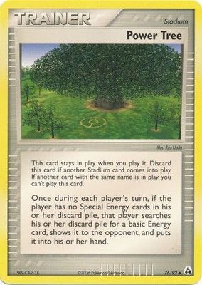 Power Tree - 76/92 - Uncommon Ex Legend Maker Singles
