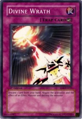Divine Wrath - SD6-EN035 - Common 1st Edition Structure Deck: Spellcaster&#39;s Judgment [SD6] 1st Edition Singles