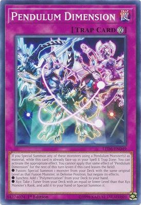 Pendulum Dimension - LED6-EN049 - Common 1st Edition Legendary Duelists: Magical Hero 1st Edition Singles (espanol)