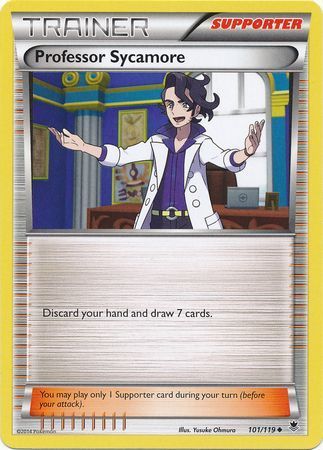 Professor Sycamore - 101/119 - Uncommon XY: Phantom Forces Singles