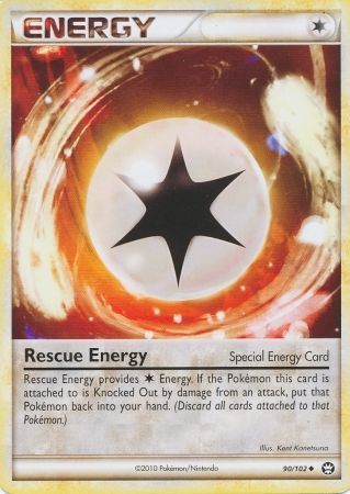 Rescue Energy - 90/102 - Uncommon HGSS - Triumphant Singles
