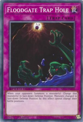 Floodgate Trap Hole - SBC1-ENF20 - Common 1st Edition Speed Duel: Streets of Battle City Singles