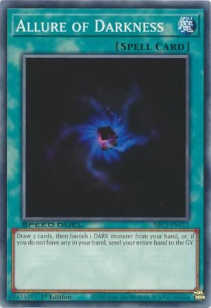 Allure of Darkness - SBC1-ENF12 - Common 1st Edition Speed Duel: Streets of Battle City Singles