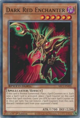 Dark Red Enchanter - SBC1-ENF05 - Common 1st Edition Speed Duel: Streets of Battle City Singles