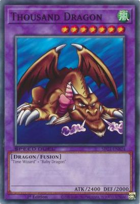 Thousand Dragon - SBC1-ENB24 - Common 1st Edition Speed Duel: Streets of Battle City Singles