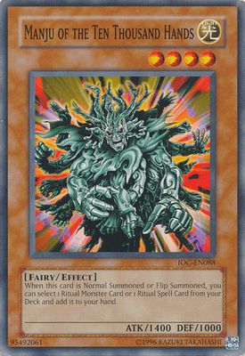 Manju of the Ten Thousand Hands - IOC-EN088 - Common Unlimited Invasion of Chaos [IOC] Unlimited Singles