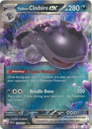 SJ Paldean Clodsire ex - 130/193 - Ultra Rare Scarlet &amp; Violet: Paldea Evolved Singles