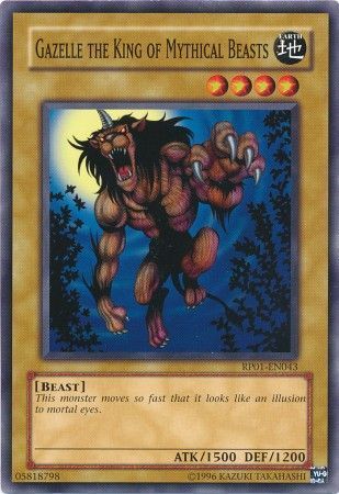 Gazelle the King of Mythical Beasts - RP01-EN043 - Common Retro Pack 1: RP01 - 1996