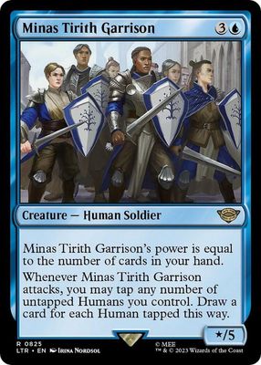 Minas Tirith Garrison - Universes Beyond: The Lord of the Rings: Tales of Middle-earth (LTR) Universes Beyond: The Lord of the Rings: Tales of Middle-earth
