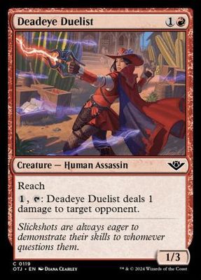 Deadeye Duelist 0119 - Outlaws of Thunder Junction Singles