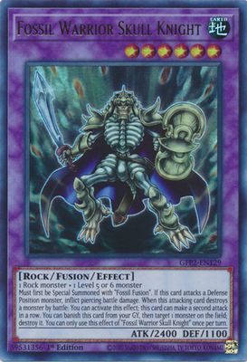SH Fossil Warrior Skull Knight - GFP2-EN129 - Ultra Rare 1st Edition Ghosts From The Past: The 2nd Haunting 1st Edition Singles
