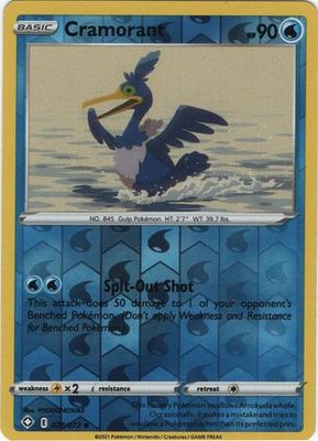 Cramorant - 028/072 - Uncommon Reverse Holo Shining Fates Reverse Holo Singles