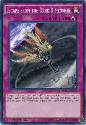 Escape from the Dark Dimension - SDPD-EN039 - Common 1st Edition Structure Deck: Pendulum Domination Singles