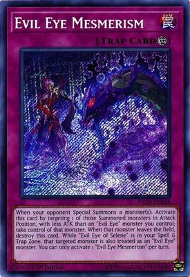 SH Evil Eye Mesmerism - INCH-EN038 - Secret Rare 1st Edition The Infinity Chasers Singles