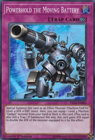 Powerhold the Moving Battery - FIGA-EN005 - Super Rare 1st Edition Fists of the Gadgets Singles
