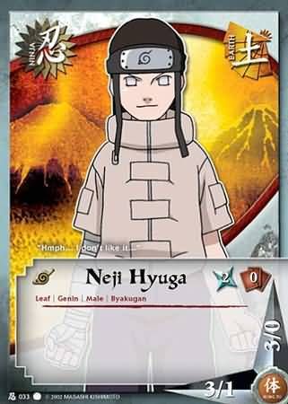 Neji Hyuga - N-033 - Common Naruto: The Path to Hokage