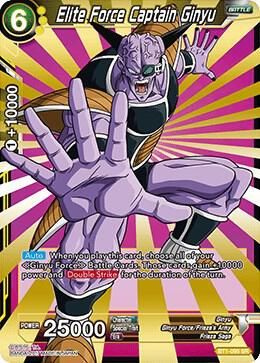 Elite Force Captain Ginyu - Galactic Battle (DBS-B01) Galactic Battle Foil