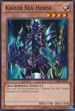 Kaiser Sea Horse - YSKR-EN016 - Common Unlimited Starter Deck: Kaiba Reloaded Unlimited Singles