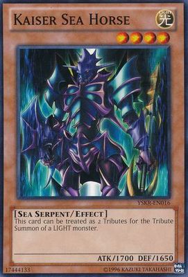 Kaiser Sea Horse - YSKR-EN016 - Common Unlimited Starter Deck: Kaiba Reloaded Unlimited Singles