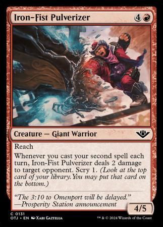 Iron-Fist Pulverizer 0131 - Outlaws of Thunder Junction Singles