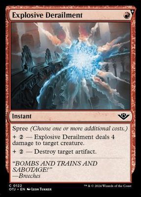 Explosive Derailment 0122 Outlaws of Thunder Junction Singles