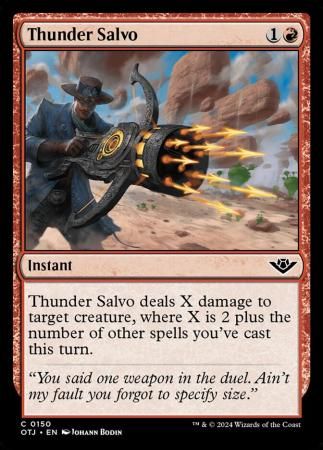 Thunder Salvo 0150 - Outlaws of Thunder Junction Singles