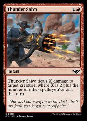 Thunder Salvo 0150 - Outlaws of Thunder Junction Singles