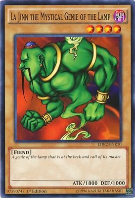 La Jinn the Mystical Genie of the Lamp - LDK2-ENK10 - Common 1st Edition Legendary Decks II - Kaiba