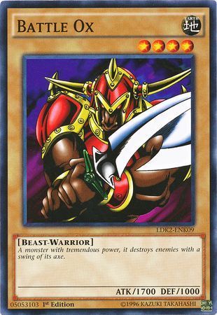 Battle Ox - LDK2-ENK09 - Common 1st Edition Legendary Decks II - Kaiba