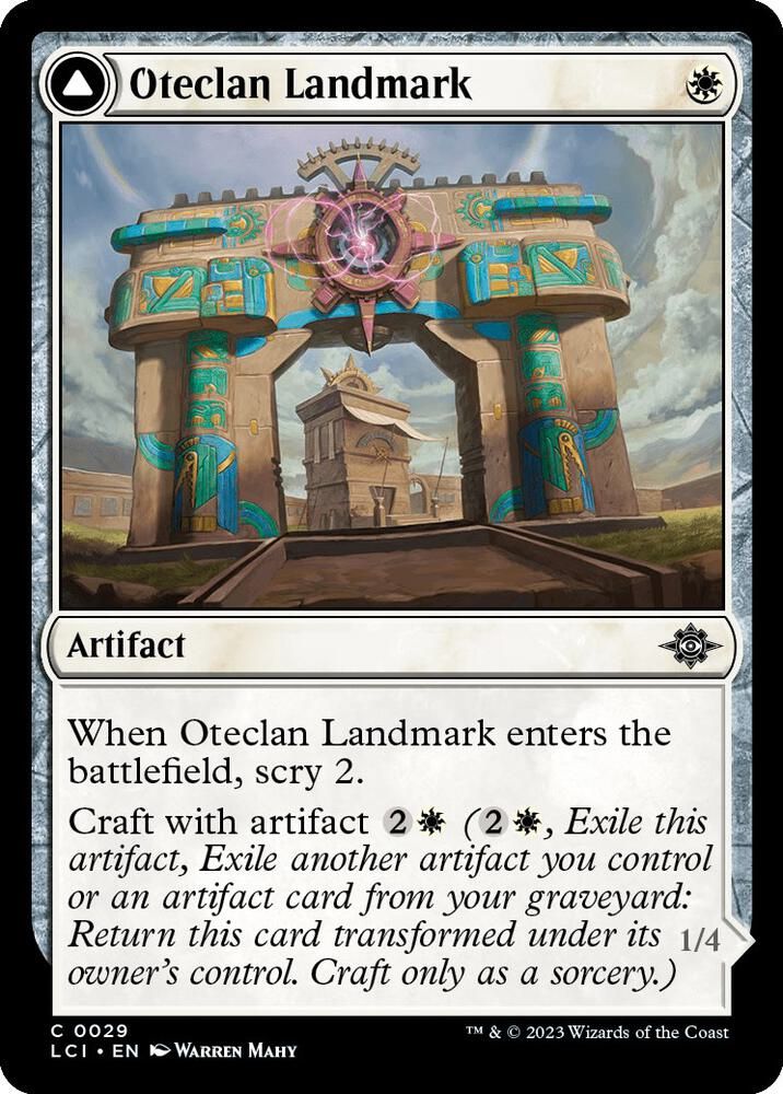 Oteclan Landmark - The Lost Caverns of Ixalan (LCI) The Lost Caverns of Ixalan (Español)-Foil