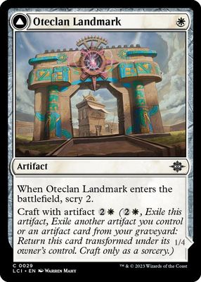 Oteclan Landmark - The Lost Caverns of Ixalan (LCI) The Lost Caverns of Ixalan (Español)-Foil