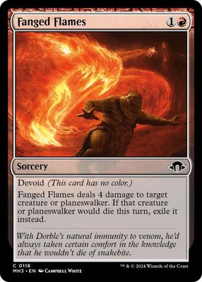 Fanged Flames - Modern Horizons 3 (MH3) Modern Horizons 3-Foil