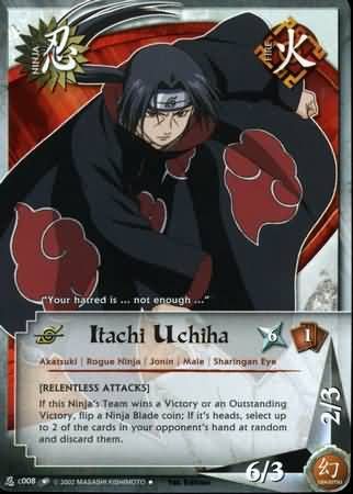 Itachi Uchiha - N-C008 - Uncommon Naruto: Quest For Power