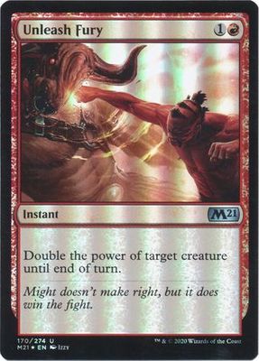 Unleash Fury 170/274 - Foil Magic 2021 (M21) Foil Singles