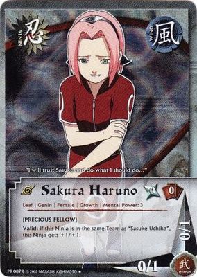 Sakura Haruno - PR-007R - Promo Naruto CCG Promos