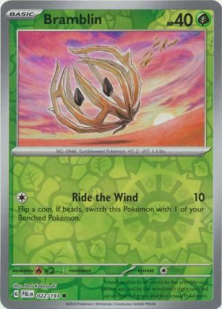 Bramblin - 022/193 - Common Reverse Holo Scarlet &amp; Violet: Paldea Evolved Reverse Holo Singles