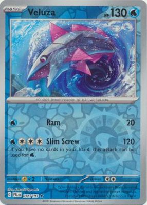 Veluza - 056/193 - Holo Rare Reverse Holo Scarlet &amp; Violet: Paldea Evolved Reverse Holo Singles