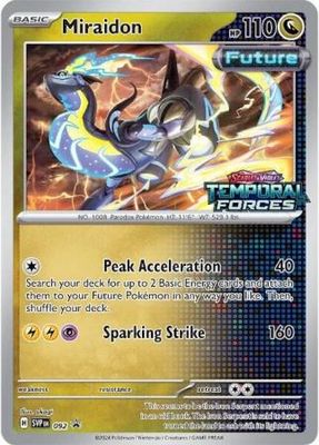 Miraidon - SVP092 - Prerelease Promo Pokemon Scarlet &amp; Violet Promos